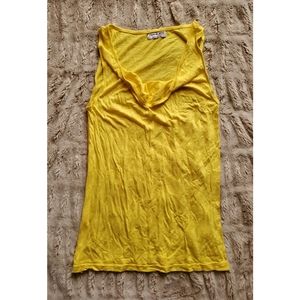 Yellow tank top, Michael Stars, one size